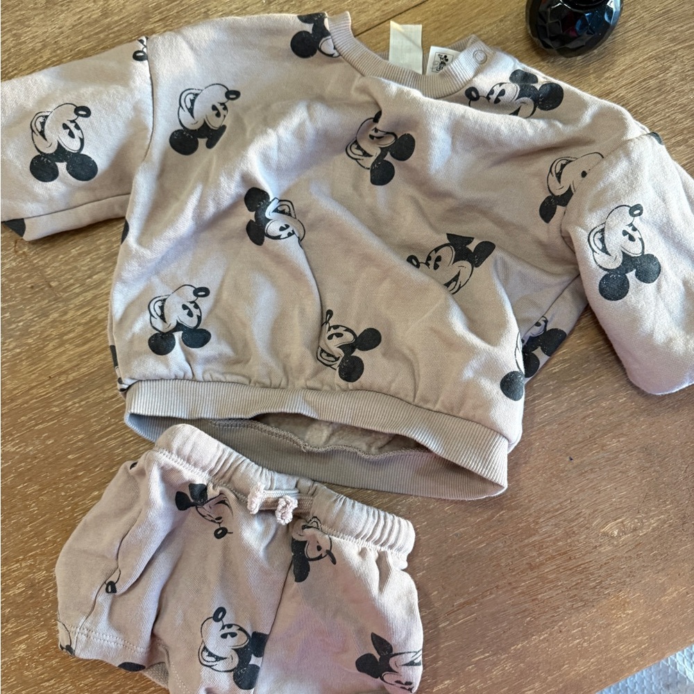 H&M Kids Matching Set - Beige and Black